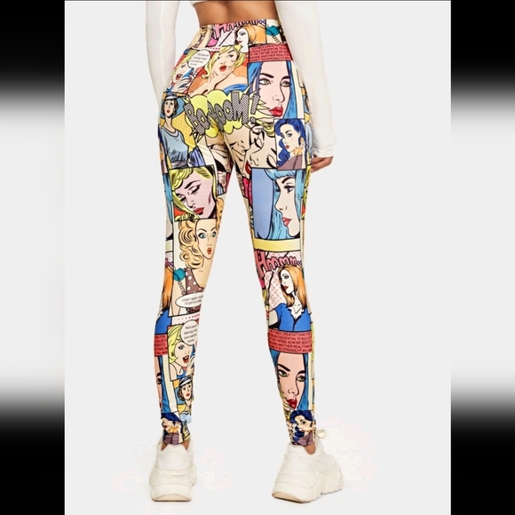 Pop Art leggings - Picture 2 of 2